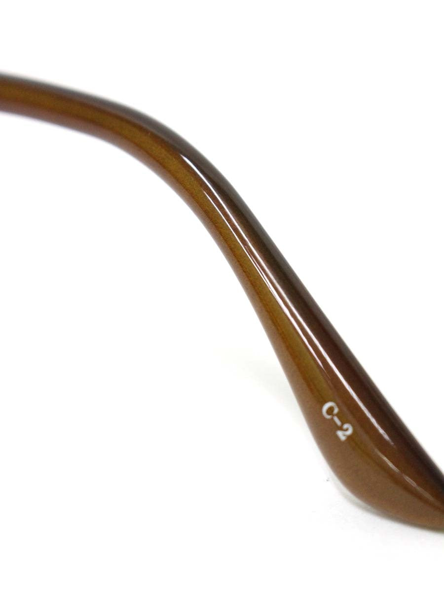 中村勘三郎 KN-2541 C-2 オールシープホーンモデル メガネ ブラウン セルフレーム フルリム ウェリントンシェイプ ITU391EW29X4