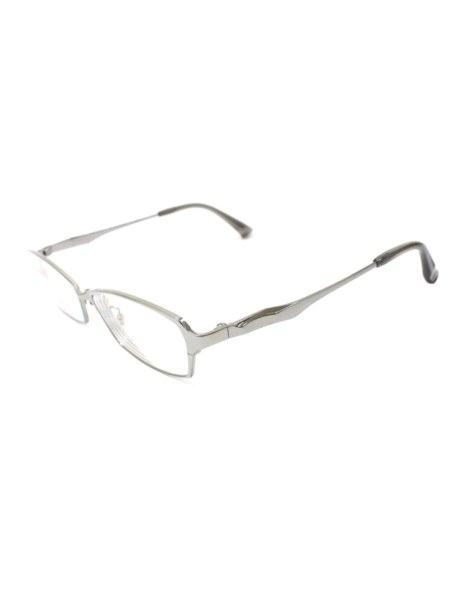 プラスミックス PX-13573 メガネ メタルシルバー/グレー スクエア メタルフレーム TITANIUM ITFOHDMM1H9K