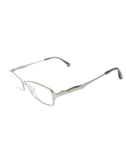 プラスミックス PX-13573 メガネ メタルシルバー/グレー スクエア メタルフレーム TITANIUM ITFOHDMM1H9K