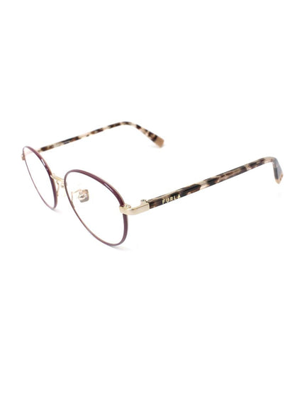 フルラ VFU575J メガネ パープル/ピンク コンビフレーム フルリム ボストン ITC71K91560Y