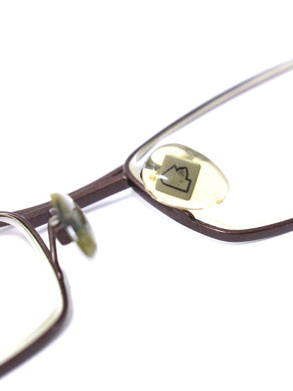 アランミクリ AL0364 0018 メガネ ブラウン/ベージュ ストライプ ウッド調 ITQ22L2QTFXC