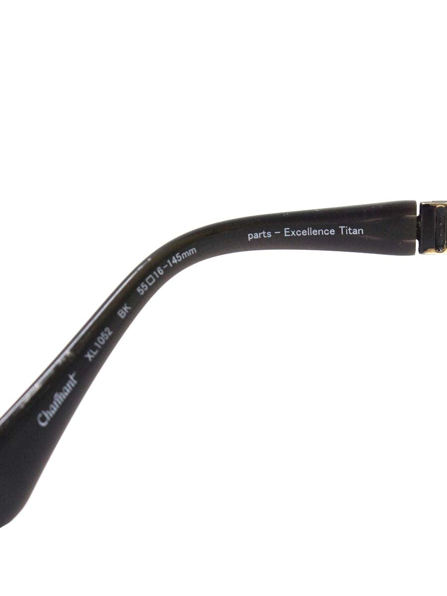 ラインアートシャルマン Forte フォルテ XL1052 眼鏡 メガネ ブラック コンビフレーム フルリム スクエア ITUUJWYVBE04