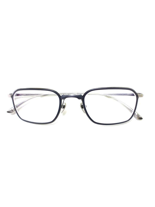 マスナガ BRADBURY メガネ シルバー/ネイビー メタルフレーム スクエア IT864C8I708D