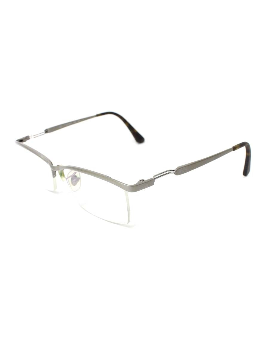 レイバン RB8746D メガネ シルバー メタルフレーム ハーフリム（ナイロール）スクエア ITJDJQJ0WU62