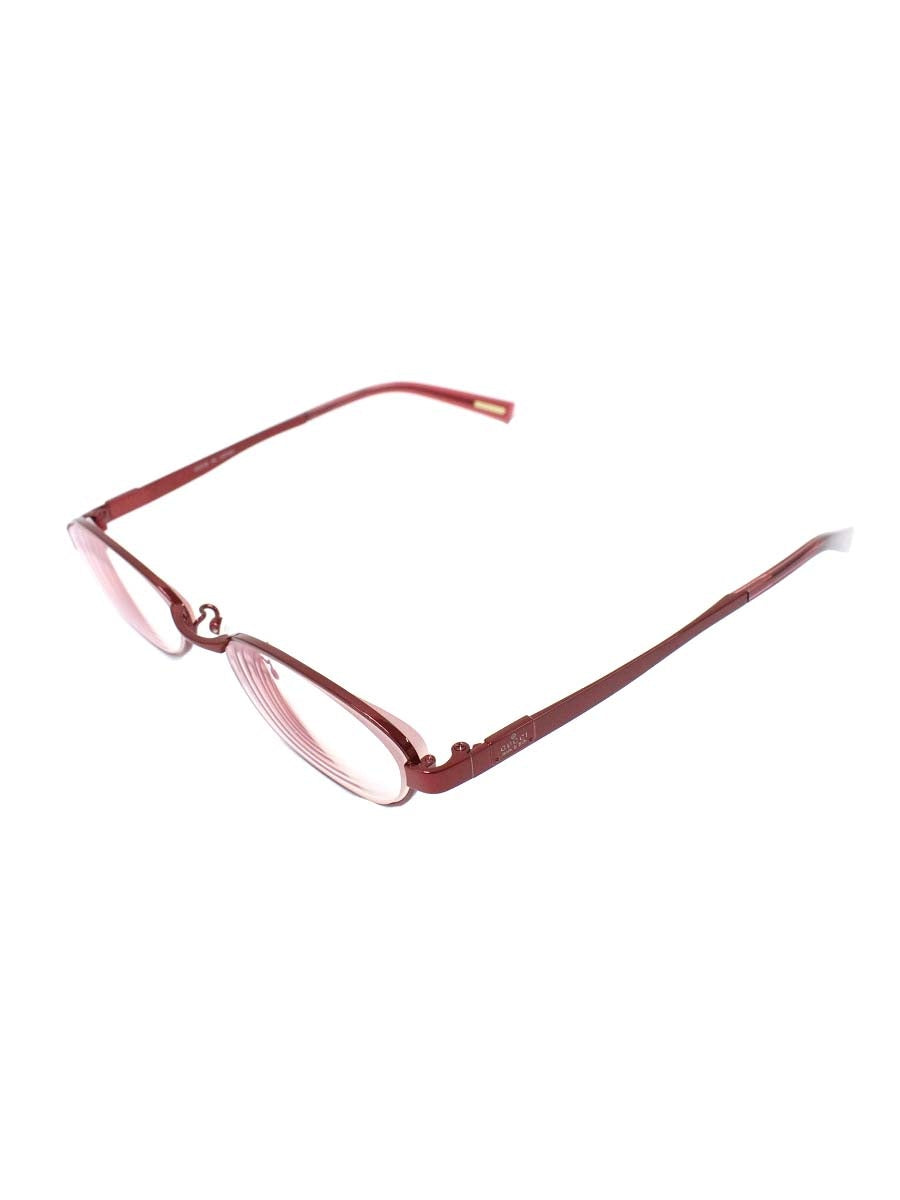 グッチ GG9617J メガネ レッド チタンフレーム フルリム スクエア ITIFZSZLG1FS
