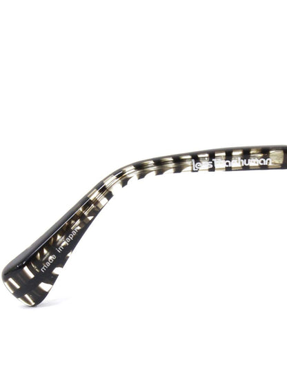 レスザンヒューマン KICK-ASS D'Amico メガネ ブラック/シルバー コンビフレーム フルリム スクエア ITAFEGT7UAJW