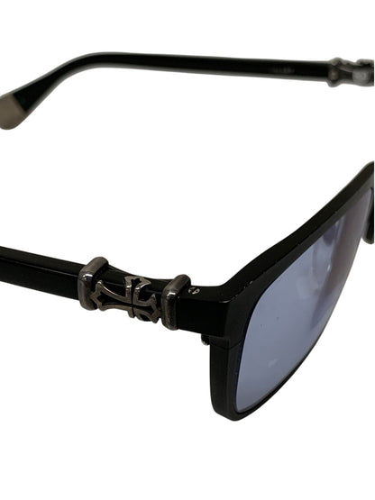 クロムハーツ MEATWALLET メガネ ブラック メタルフレーム スクエア ITDF1ULHC4F8
