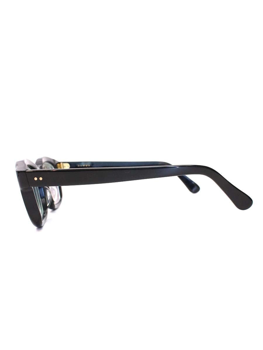 白山眼鏡店 B6 メガネ ブラック セルフレーム IT8RKEJ9WJLK