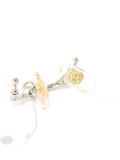 中村勘三郎 KN-2668 メガネ シルバー/グリーン メタルフレーム リムレス シープホーン  COL.C-3 ITHCXX9U1S8A