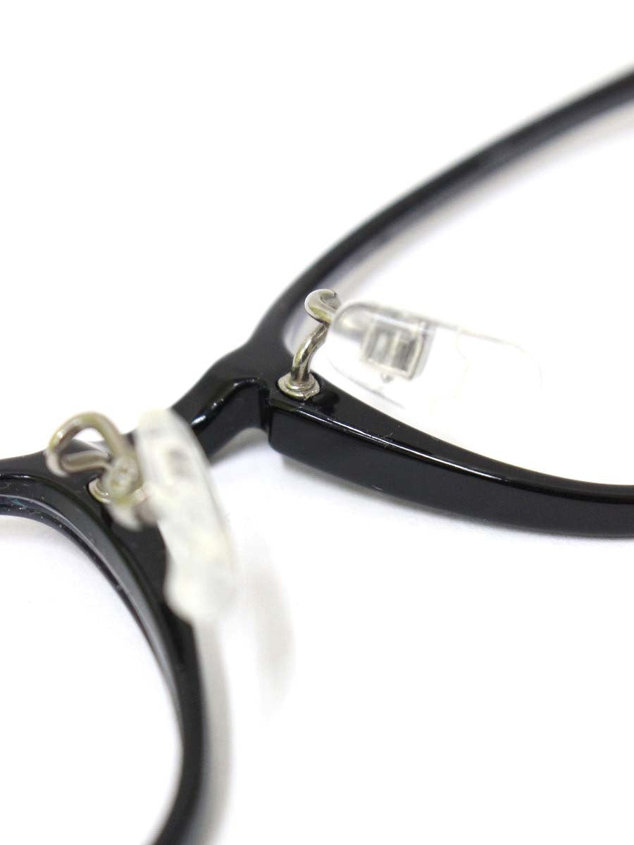 シャルマン アクアリバティ AQ22514 メガネ ブラック/アンティークゴールド チタン ウェリントン ITGA1RW5P8I0