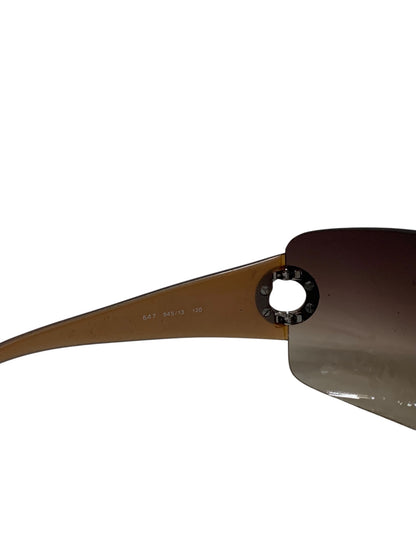 ブルガリ 647 サングラス ブラウン セルフレーム リムレス（フチなし） ITD322XBILKU