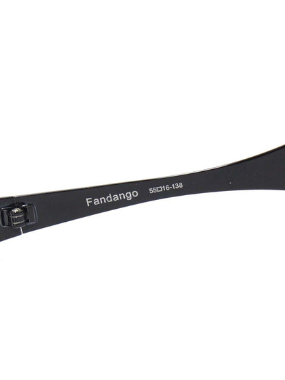 レスザンヒューマン Fandango メガネ ブラック メタルフレーム スクエア ITYQG8WYV2M0
