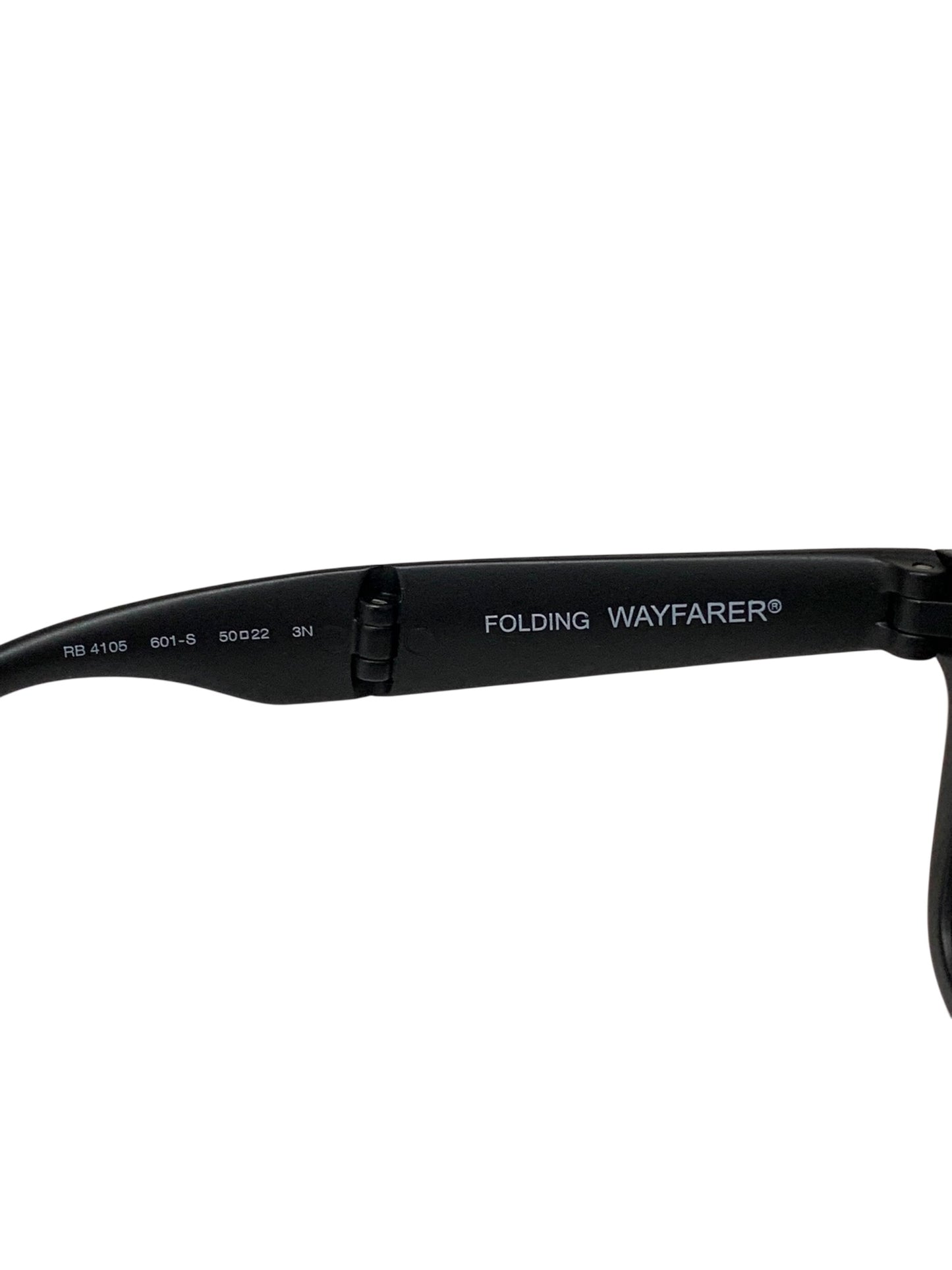 レイバン Wayfarer Folding RE4105 サングラス ブラック セルフレーム フルリム ウェリントン ITF8P2YCJEXC