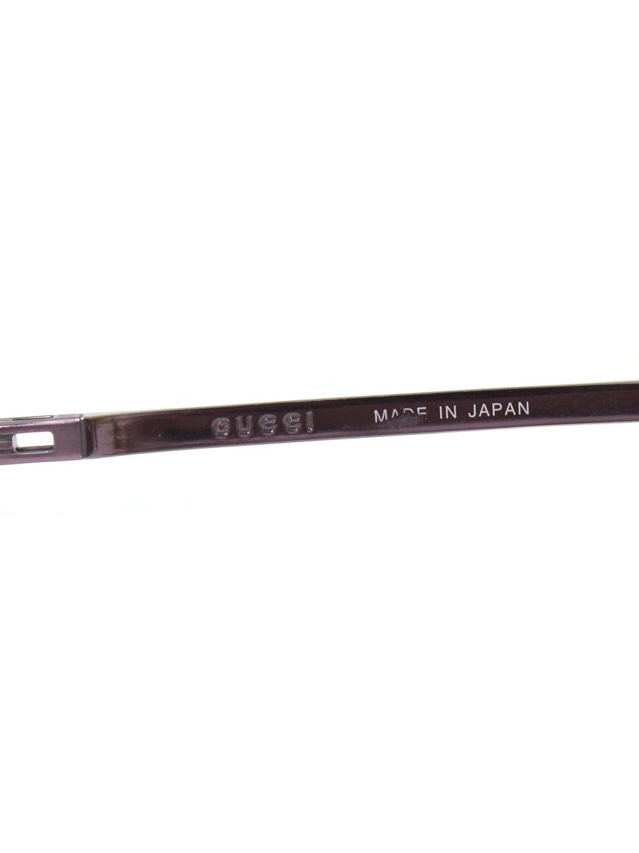 グッチ GG9585 メガネ パープル メタルフレーム オーバル IT9C4F638RUG
