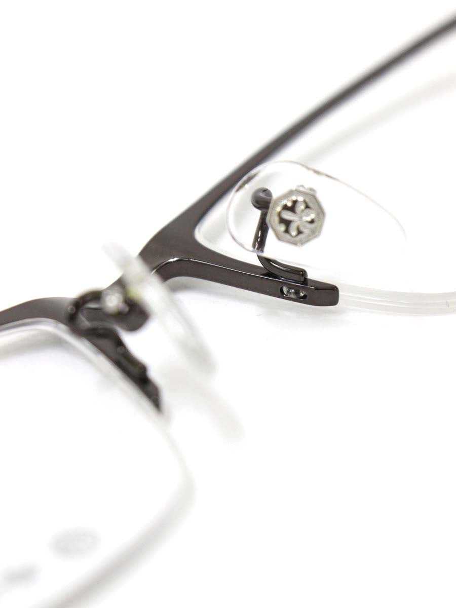 中村勘三郎 KN-2550 メガネ メタルブラウン/ブラック/グリーン メタルフレーム ハーフリム 七宝モダンカラー ITL163JMDW76