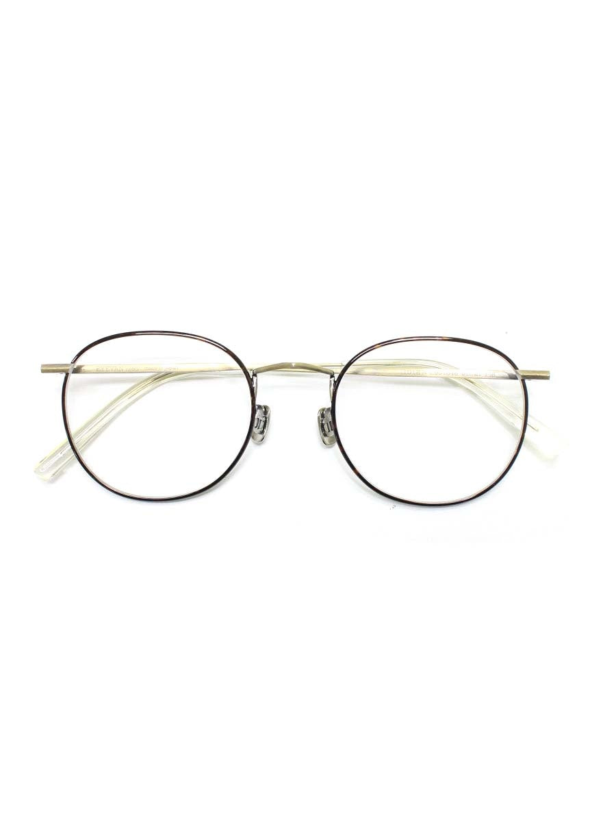 アイヴァン7285 1012 R/901348 メガネ アンティークゴールド/ダークデミ メタルフレーム フルリム ボストンシェイプ IT740MZ4Q67S