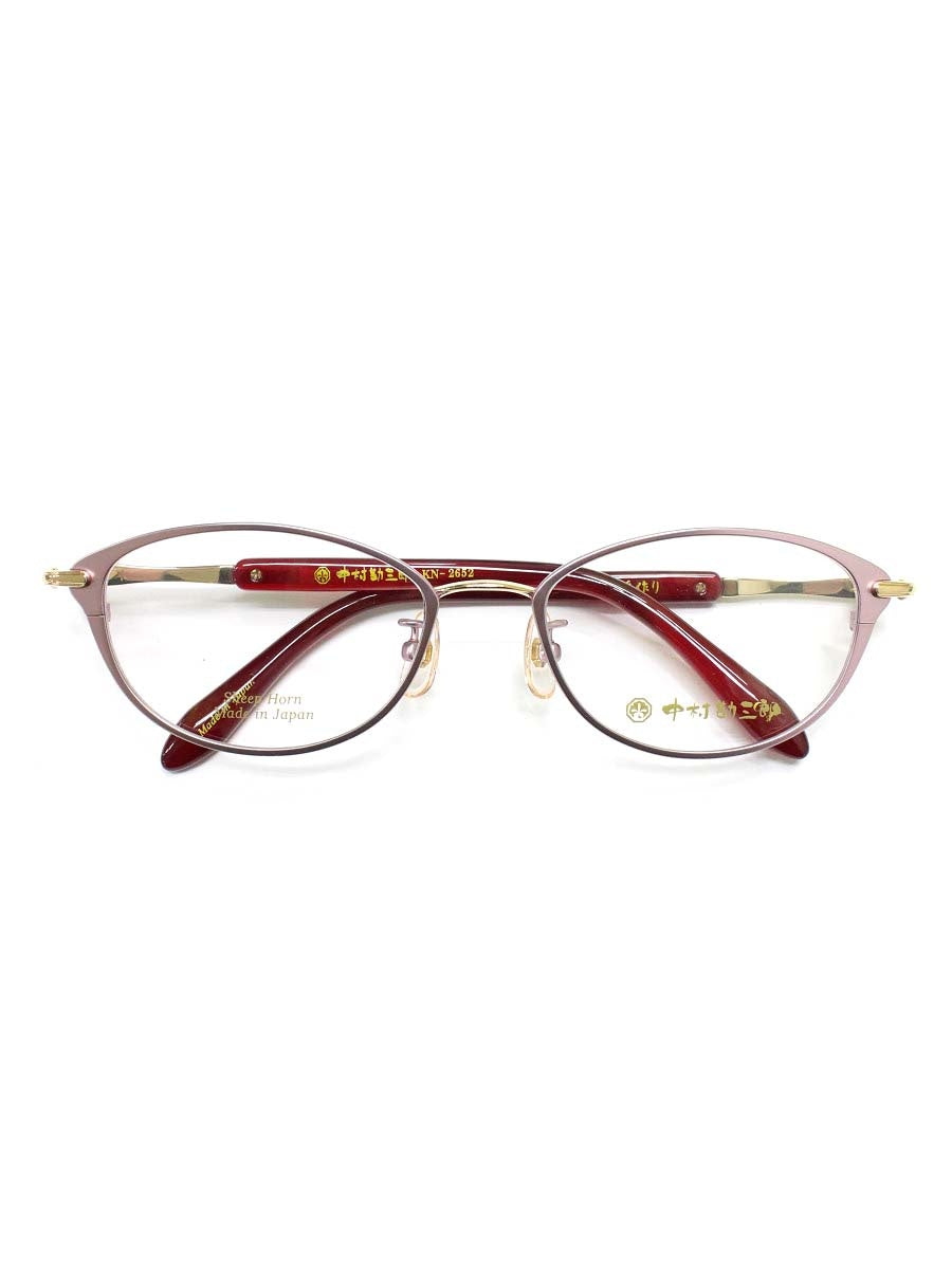 中村勘三郎 KN-2652 メガネ ピンク/パープル メタルフレーム フルリム フォックス COL.4 ITPVSCLKJMU8