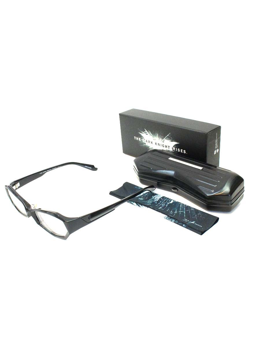 眼鏡市場 バットマン ダークナイトライジング×眼鏡市場 BAT-DK03 セル フルリム スクエア ブラック IT9JKTPA1RSY