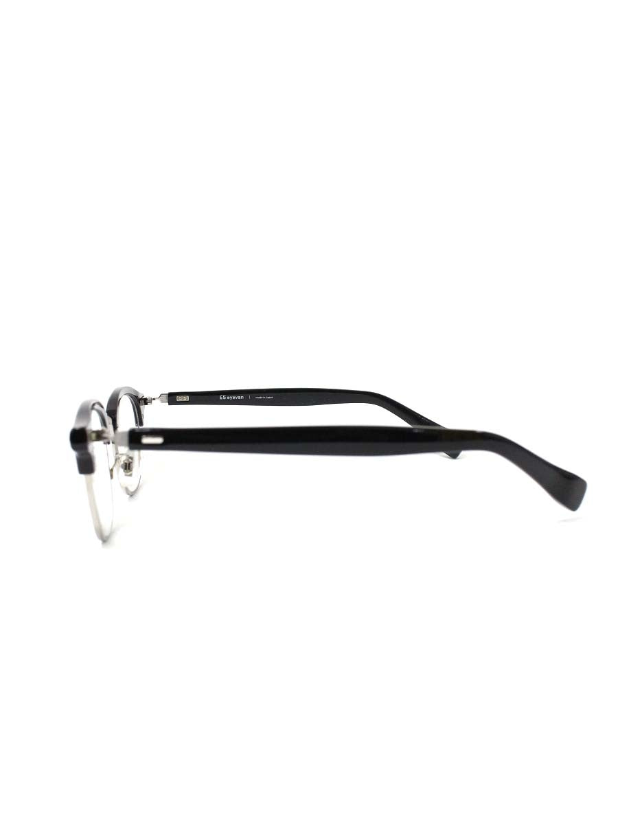 イーファイブアイヴァン C3 メガネ ブラック/シルバー セルフレーム セルフレーム IT6YJLQIUFSG