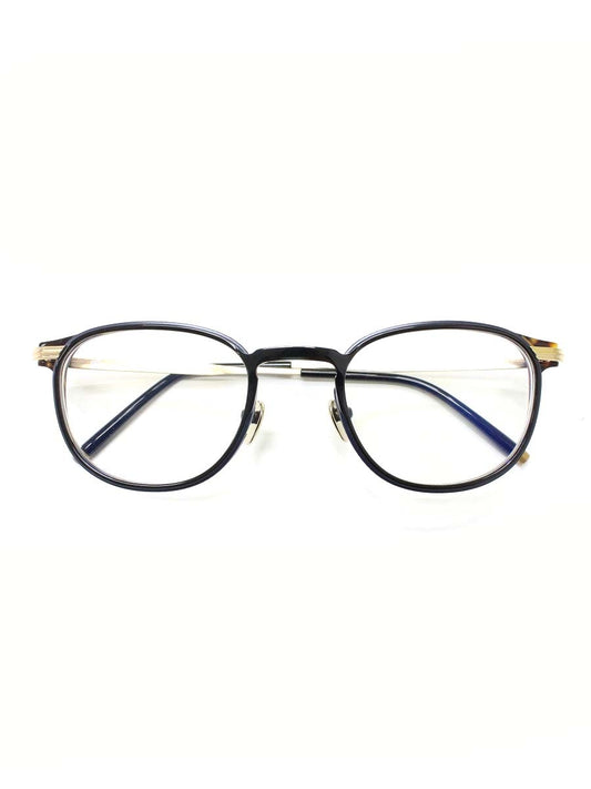 マスナガ AVIOR メガネ ネイビー ゴールド コンビフレーム ボストン べっ甲柄 bykenzo takada IT62HHK0HX6B