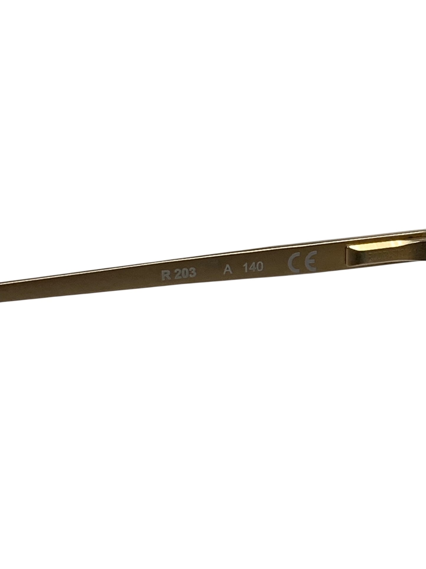 ローデンストック R203 メガネ ゴールド メタルフレーム フルリム スクエア IT6L84QQUCXO