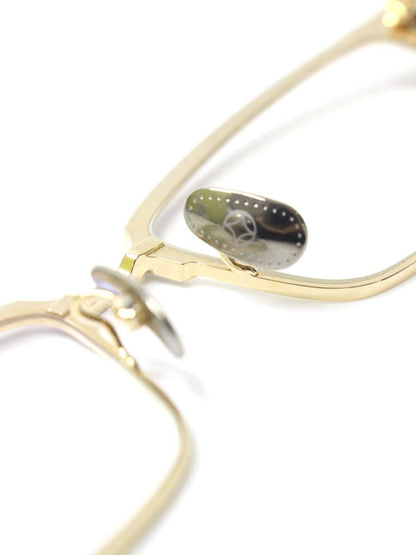 フォーナインズ S-916T メガネ ゴールド/ブラック メタルフレーム フルリム フルメタルサーモントスタイル ITYRPS7CYBE4