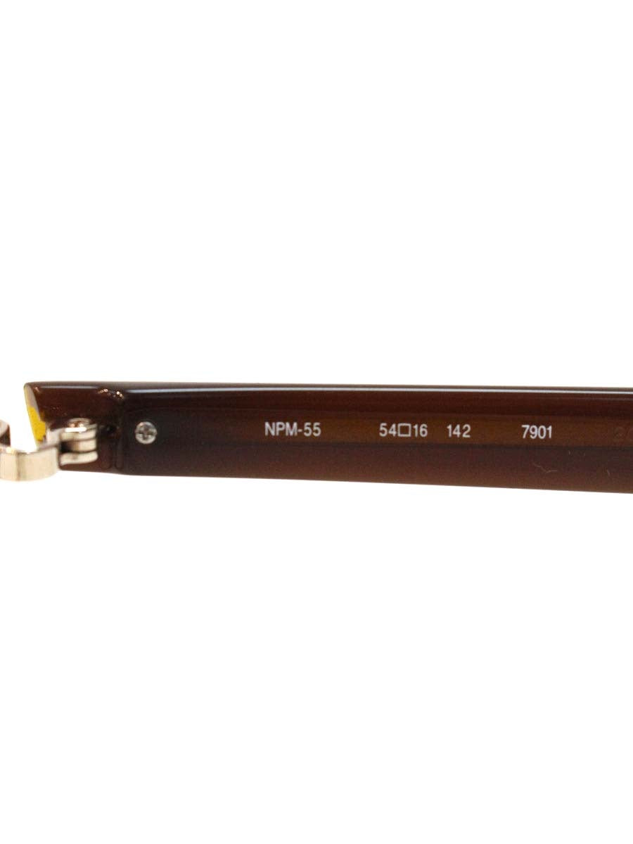 フォーナインズ NPM-55 メガネ ブラウン 跳ね上げ コンビ ボストン ITHK01W4VJG4