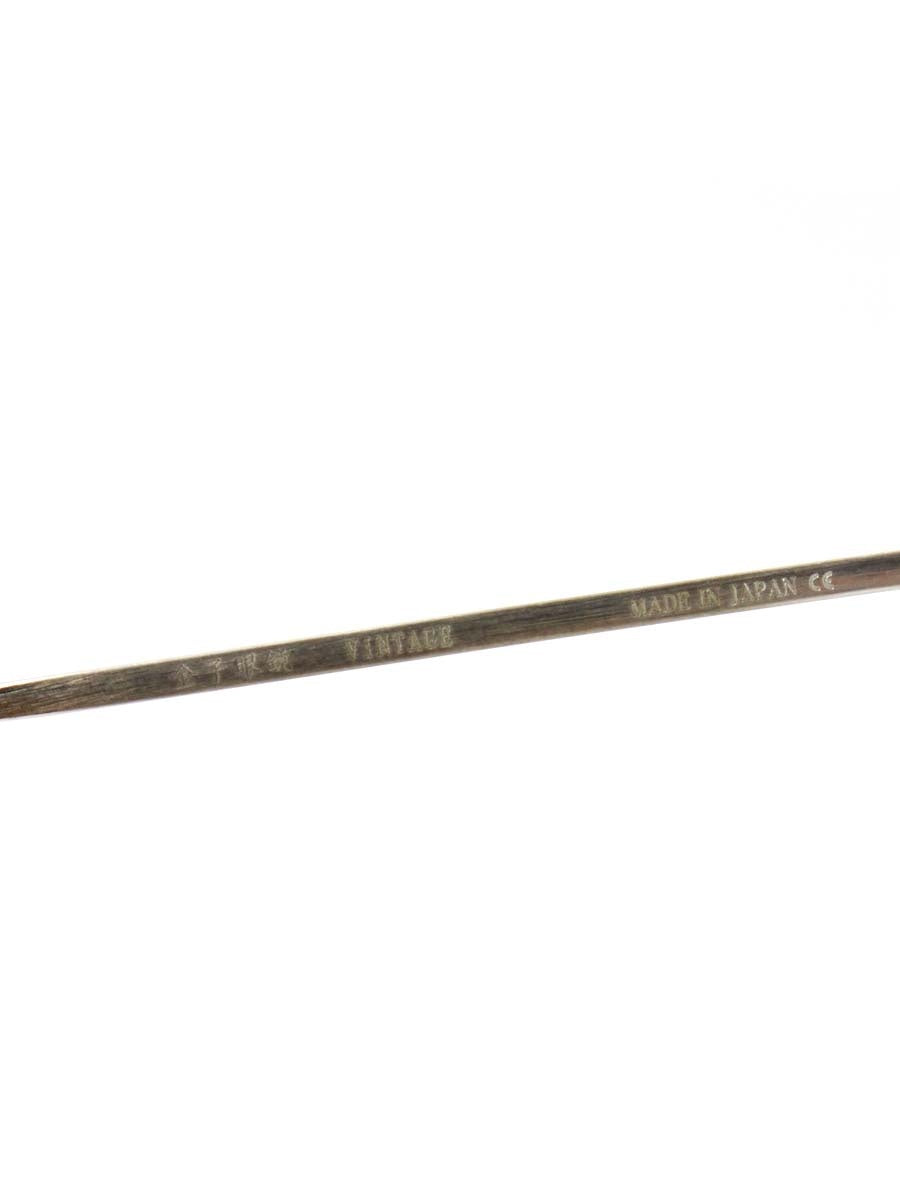 金子眼鏡 VINTAGE KV-53 メガネ ブラック/シルバー スクエア コンビフレーム フルリム ITXRORKYGC3W