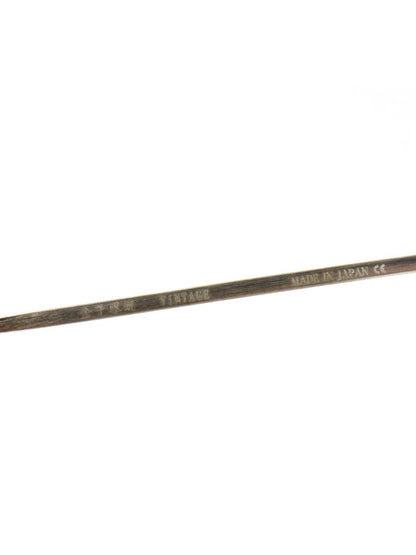 金子眼鏡 VINTAGE KV-53 メガネ ブラック/シルバー スクエア コンビフレーム フルリム ITXRORKYGC3W