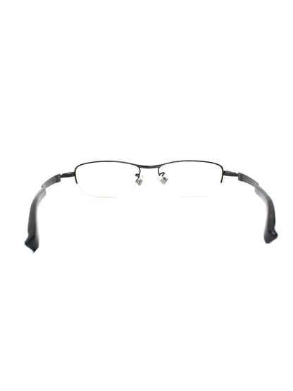 フォーナインズ S-100T メガネ ブラック チタンフレーム ハーフリム スクエア ITTFKP5YRFOY