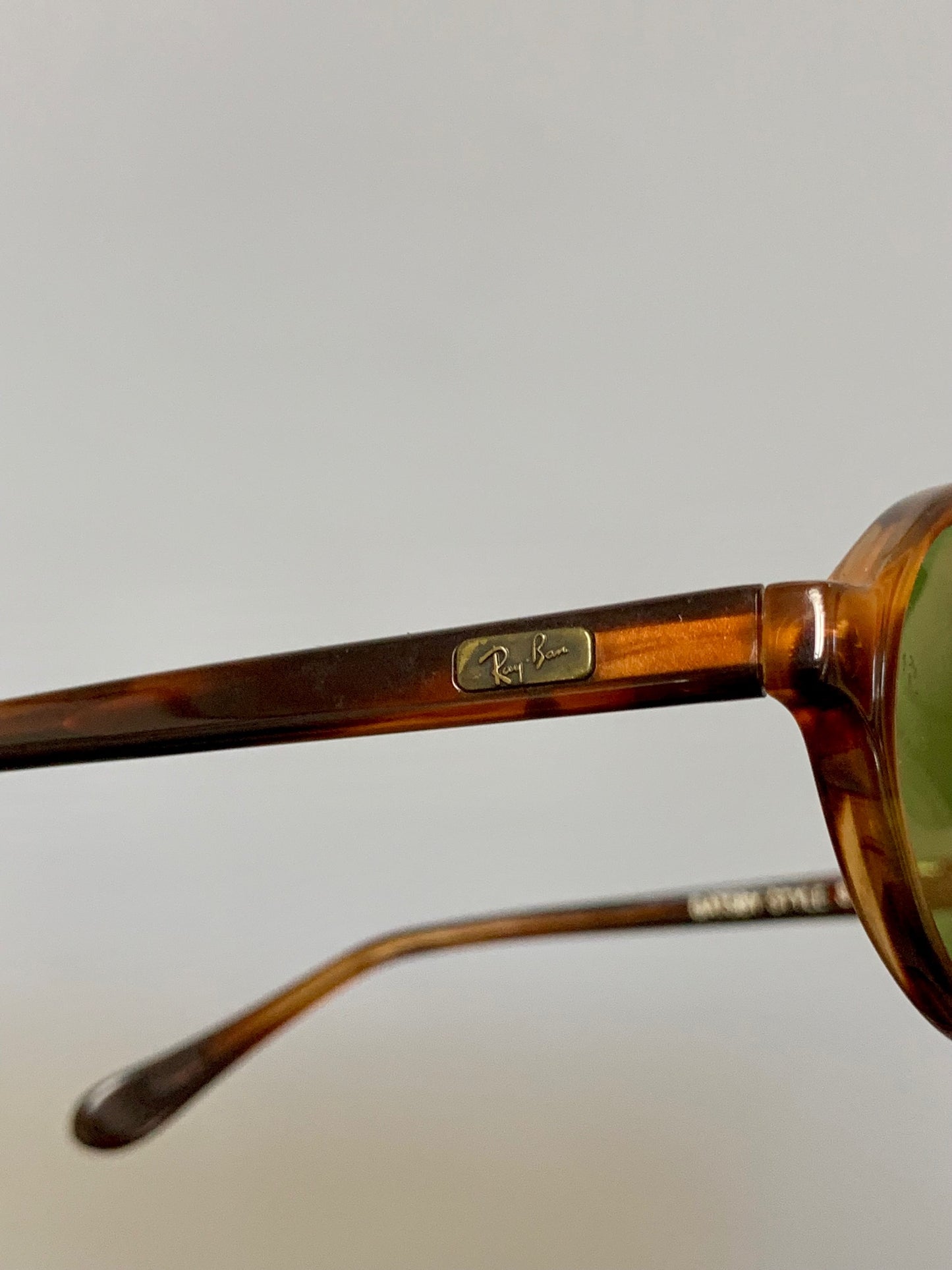 レイバン GATSBY STYLE サングラス ブラウン セルフレーム フルリム オーバル（楕円）ヴィンテージ IT2NYYM9G8Y0