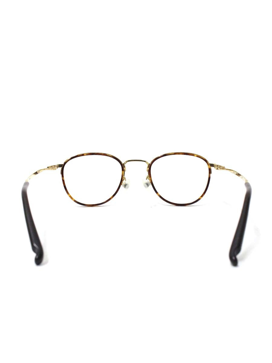 フォーナインズ M-103 メガネ ブラウン メタルフレーム フルリム ボストン ITHF4UVZX1U8