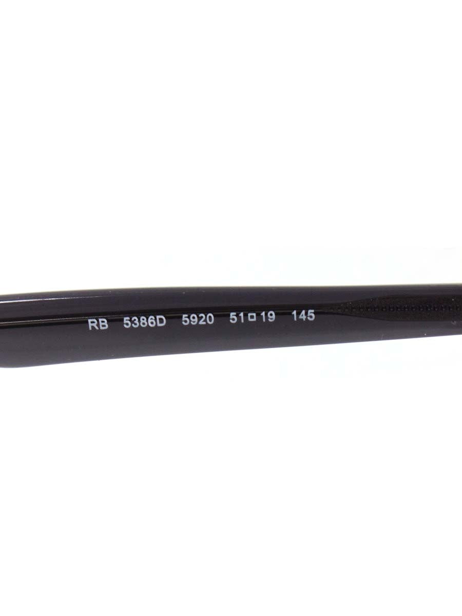レイバン RB5386D メガネ ブラック セルフレーム フルリム ウェリントン ITBKW9L0BGDN