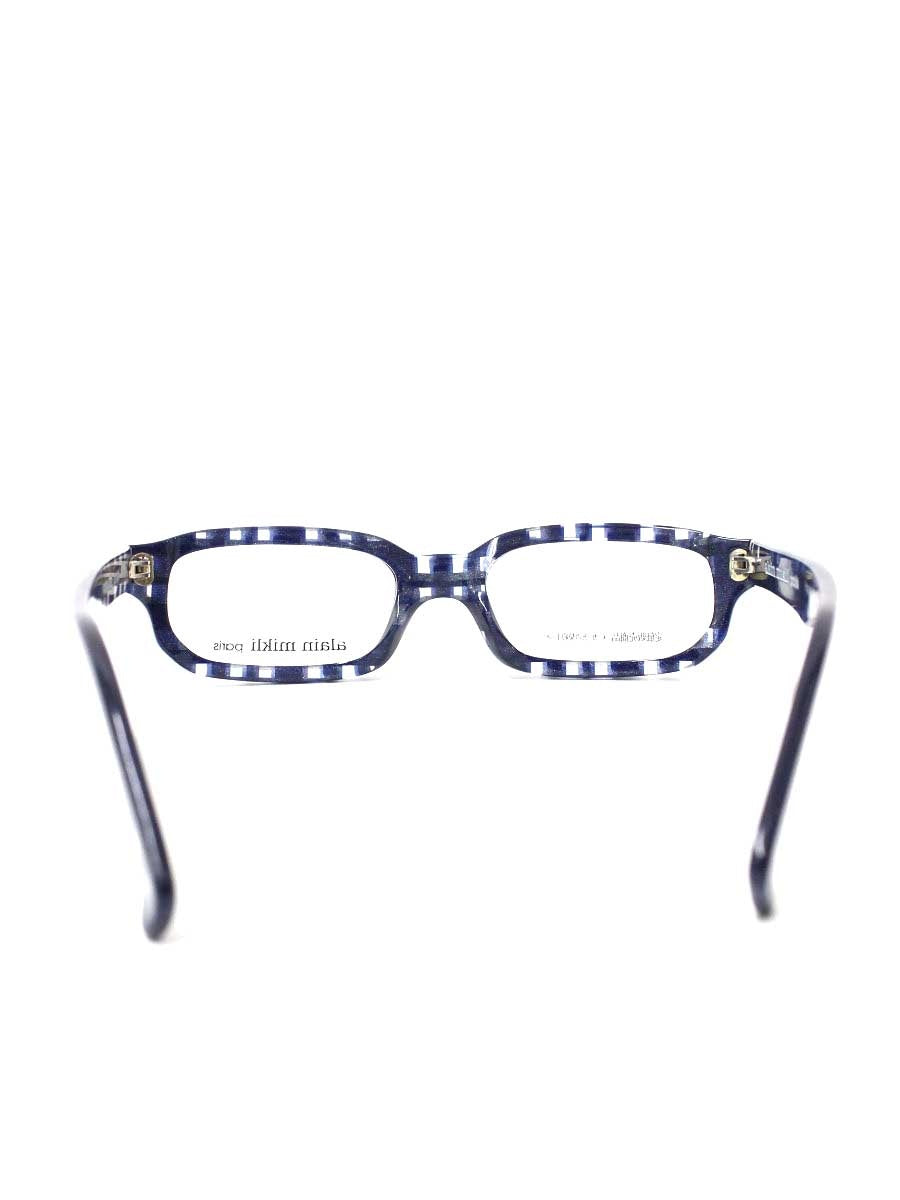 アランミクリ 1729 メガネ ブルー セルフレーム フルリム スクエア COL.2120 IT42YZTSTV2K