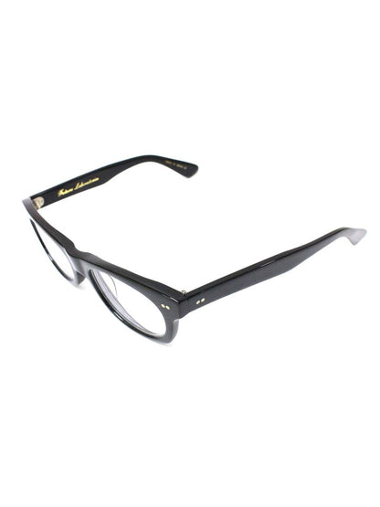 金子眼鏡 メガネ ブラック  FUTURA LABORATORIES セルフレーム フルリム ウェリントン ITTX3V19AVK8