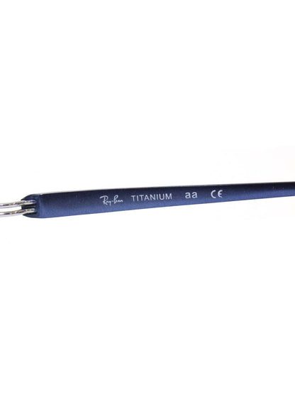 レイバン RB8745D メガネ ブルー メタルフレーム スクエア IT38VYP42HC0