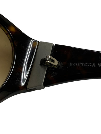 ボッテガヴェネタ イントレチャート BV45/S サングラス ブラウン セルフレーム フルリム ティアドロップ IT5F52NJSWE8