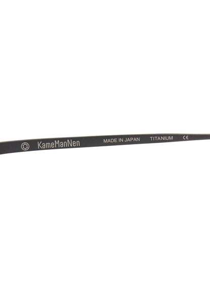 カメマンネン KMN-9918 メガネ マットブラック メタルフレーム オーバル IT2805R202QW