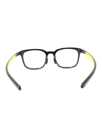 アイヴォル HEATH ヒース3 BK-LY-PL メガネ ブラック/レモンイエロー セルフレーム ウェリントン ITZYO4EO1FNU