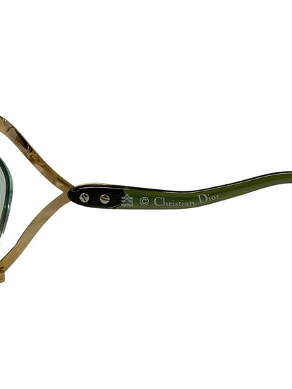 クリスチャンディオール 2056 メガネ ゴールド バタフライ メタルフレーム ITJ2G68M44BK