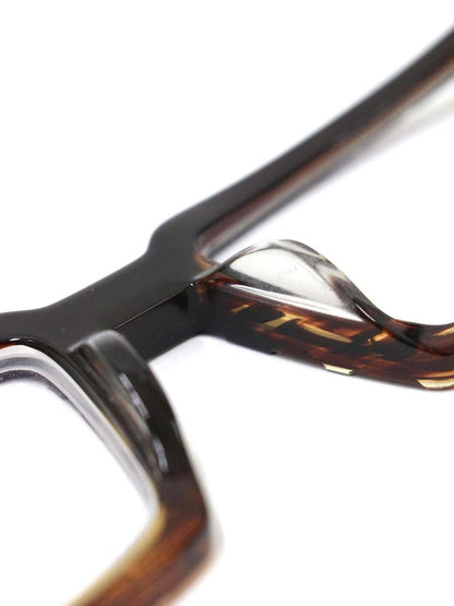 レスザンヒューマン Serpico メガネ ブラウン コンビフレーム フルリム スクエア ITMAQMOPZVTW