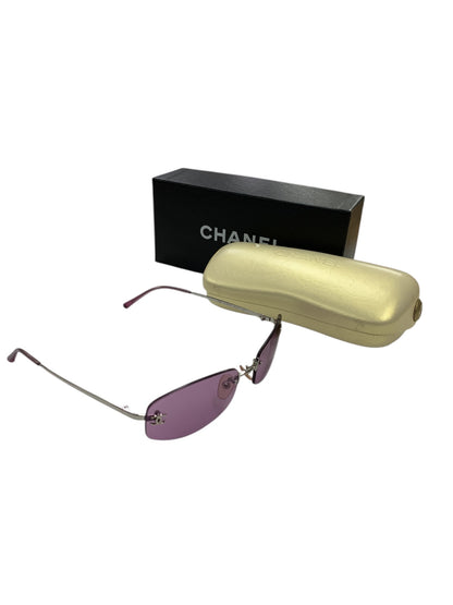 シャネル 4002 眼鏡 パープル ロゴ ITRYQLDVKEYA