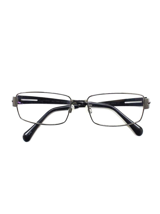チタノス T-1290 メガネ ガンメタル/ブラック メタルフレーム スクエア ITMOWVT6M70A
