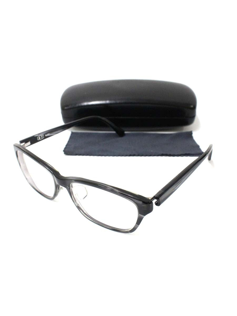 金子眼鏡 KO-033 メガネ ブラック/グレー セルフレーム フルリム スクエア IT7NE2FWDCKS