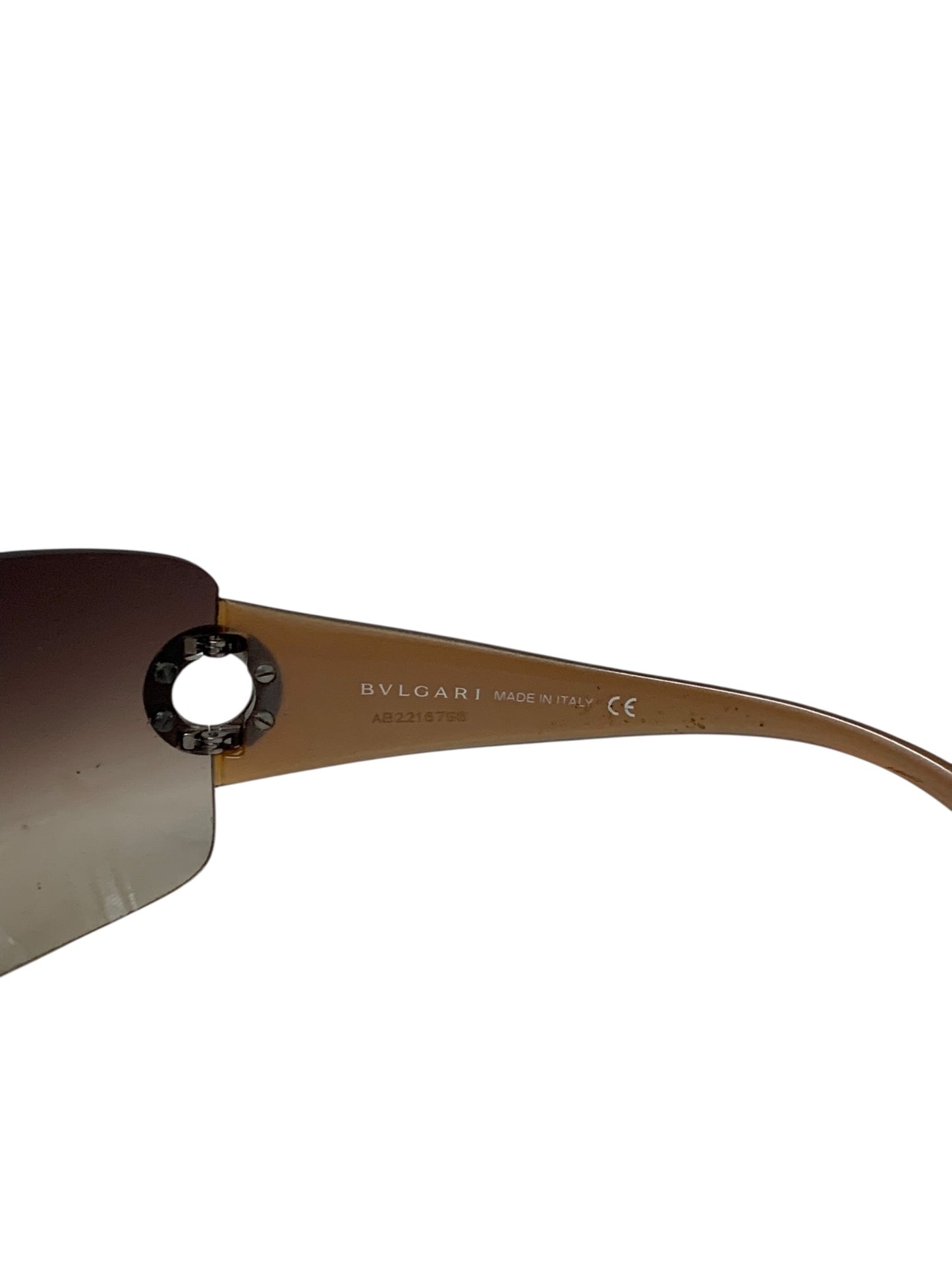 ブルガリ 647 サングラス ブラウン セルフレーム リムレス（フチなし） ITD322XBILKU