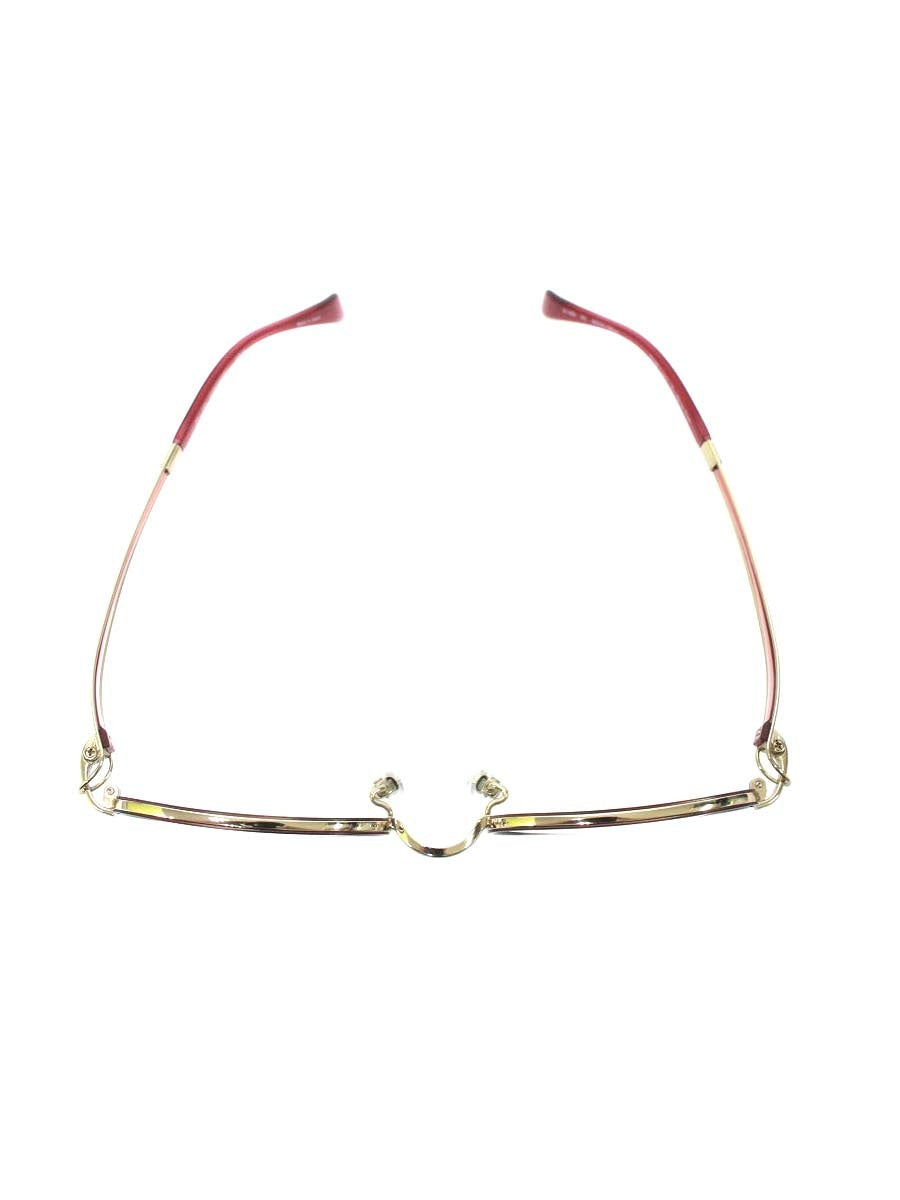 ラインアートシャルマン Vivace XL1603 メガネ ローズ/ゴールド メタルフレーム スクエア ITW2HS5WZFTE