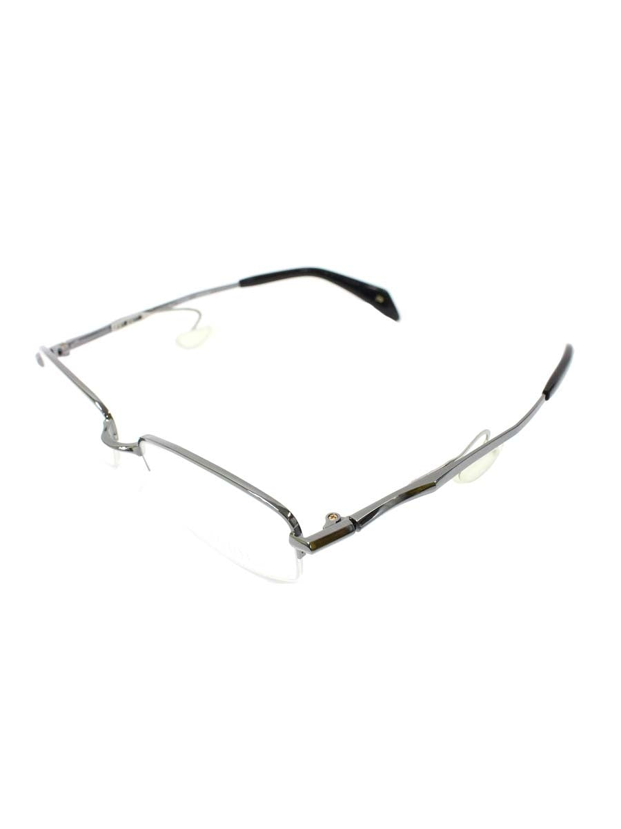 ネオジン NJ2314S ガンメタル/ブラック メタルフレーム ハーフリム スクエアシェイプ ノーズパッドレス ITLY61GNHP5W