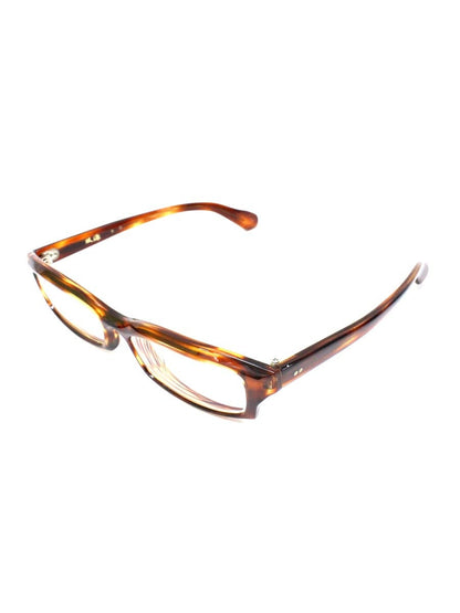 双源 第五作 メガネ ブラウン 手造 セルフレーム フルリム スクエア IT0JNQMTJHVE