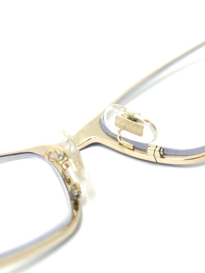 ポリス VPLD61J メガネ マットダークブルー メタルフレーム スクエア IT68JXSKZG7C