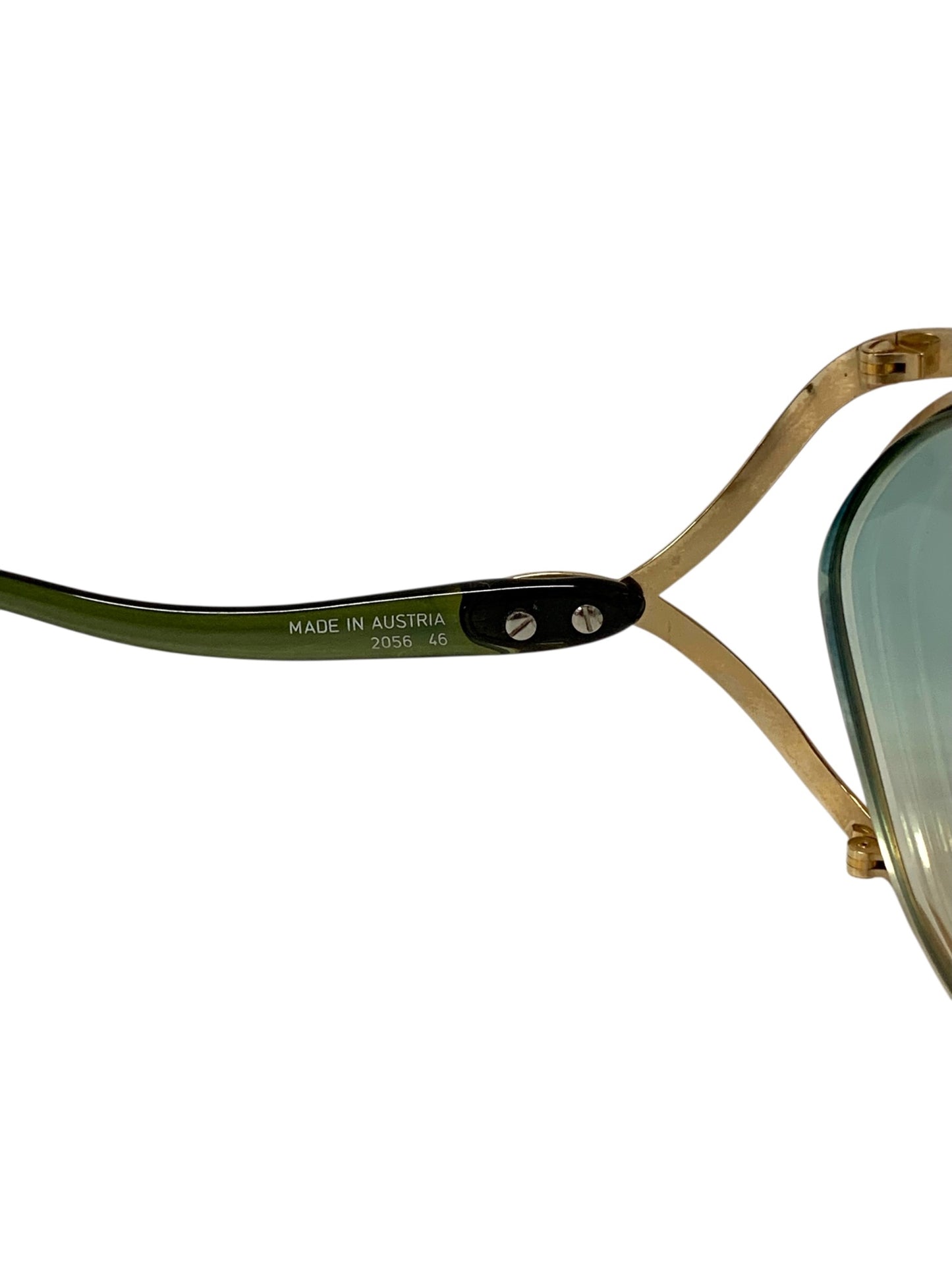 クリスチャンディオール 2056 メガネ ゴールド バタフライ メタルフレーム ITJ2G68M44BK